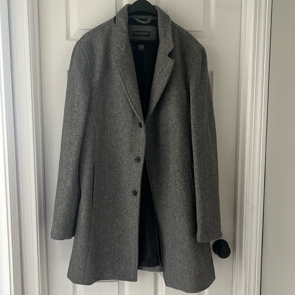 Banana Republic Wool Coat Men’s Large